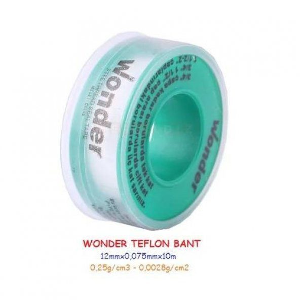 Teflon Bandt Wonder 12mmx10 mt - 2