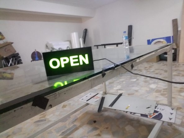 Open Açık Tabelası 3D Led Neon Etkili Işıklı Tabela Kutu Harf Siz Hayal Edin Biz Yapalım Depo Reklam - 1