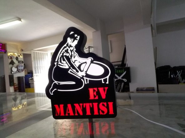 Ev Mantısı Tabelası 3D Led Neon Etkili Işıklı Tabela Kutu Harf Depo Reklam Tabela İstanbul Kartal - 2