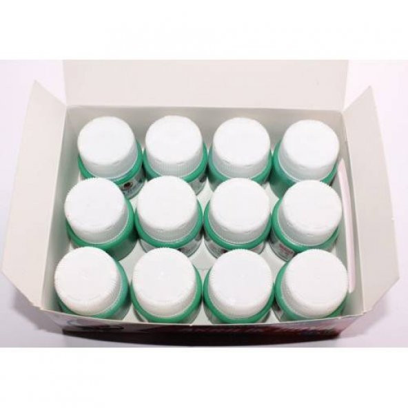 Red Rose 12X25ml Tek Renk Guaj Boya (KIRMIZI)(ÜCRETSİZ KARGO) - 3