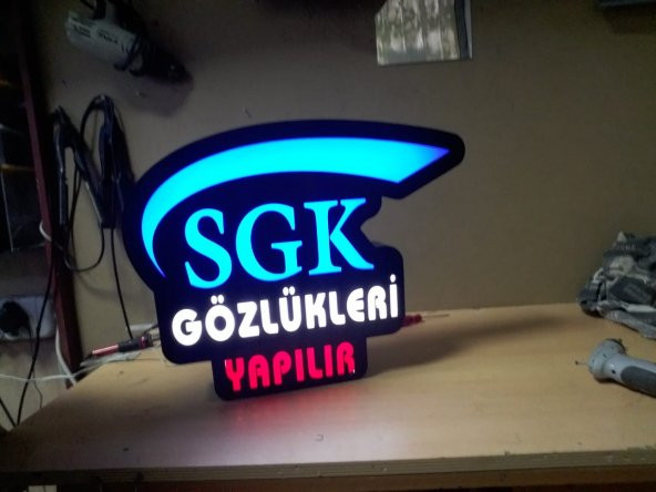 Develi Optik Tabelası 3D Led Neon Etkili Işıklı Tabela Kutu Harf Depo Reklam Tabela İstanbul Kartal - Resim 2