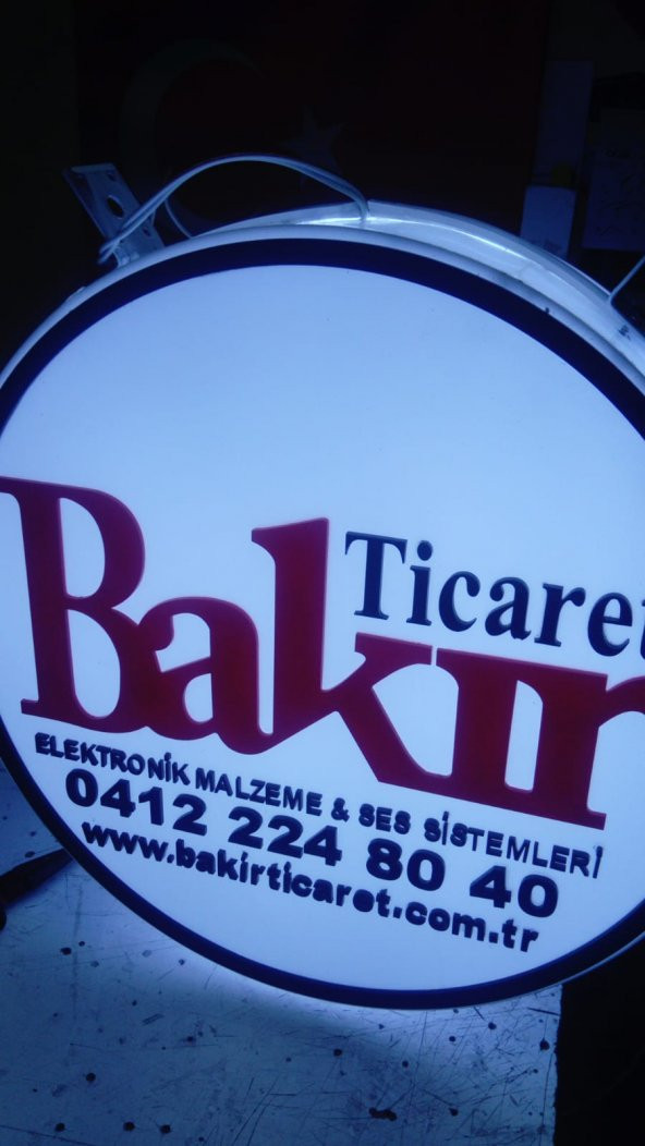 Bakır Ticaret Tabelasi 3D Led Neon Etkili Işıklı Tabela Kutu Harf Depo Reklam Tabela Kartal İstanbul - Resim 2