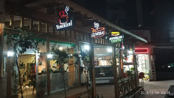 Yemek Çorba Çay Kahve Ayvalık Tost Tabelası 3D Led Neon Etkili Işıklı Tabela