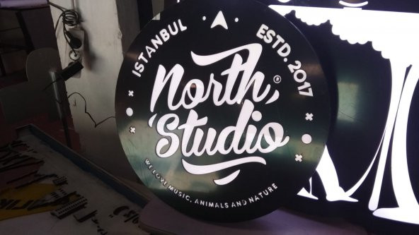 North Studio 3D Led Neon Etkili Işıklı Tabela Depo Reklam HER TÜRLÜ TABELA REKLAM İŞİNİZ YAPILIR... ürün görseli