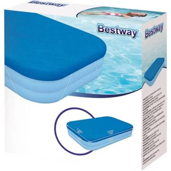 Bestway Havuz Üst Kapama Örtüsü 305X183X56 Cm 58108 - 2
