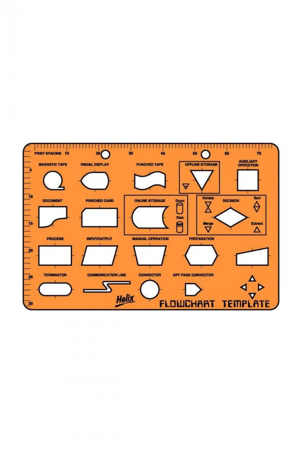 Maped Süreç Şablonu Flowchart Template X08771