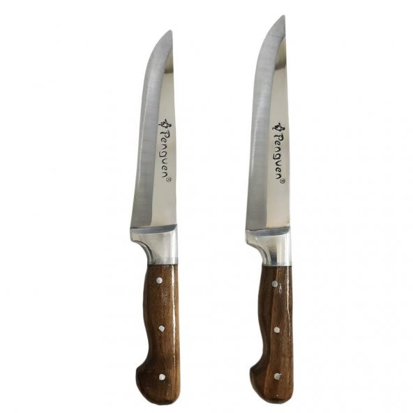 2li Kurban Mutfak Bıçak Seti Boy2-3 Et Ekmek Sebze Doğrama Bıçağı Kesici Dilimleyici Bıçak