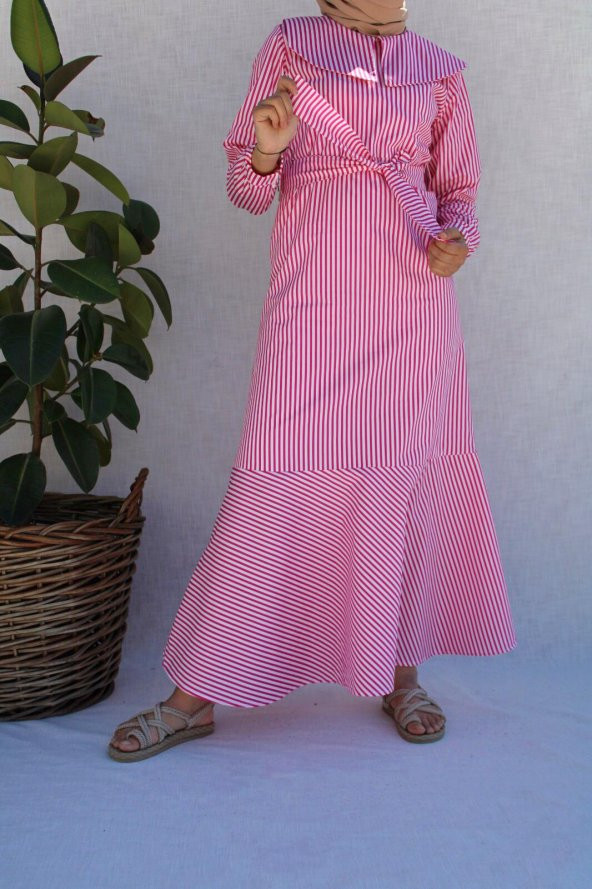 Hatiç Store Pembe Çalıkuşu Elbise - 1