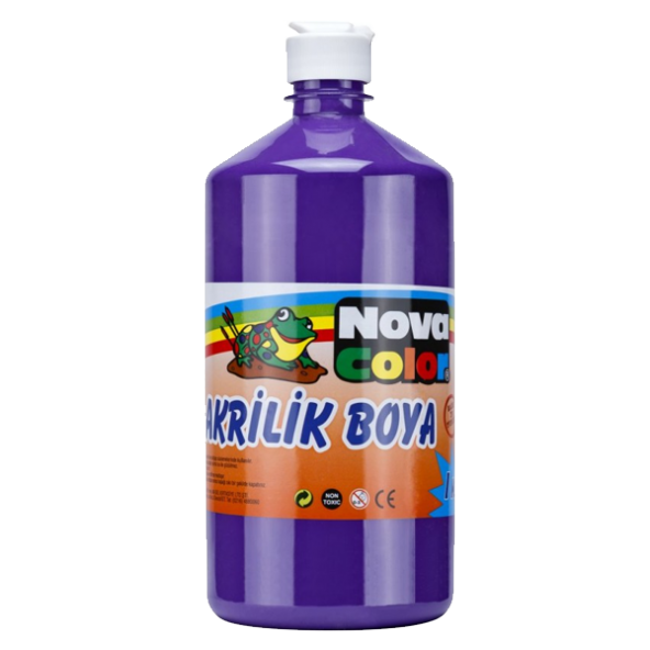 Nova Color Akrilik Boya 1 KG Mor NC-229 - 2