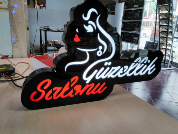 3D LED TABELA KAYAN YAZI NEON IŞIKLI AYDINLATMA TABELA DEPO REKLAM - Resim 3