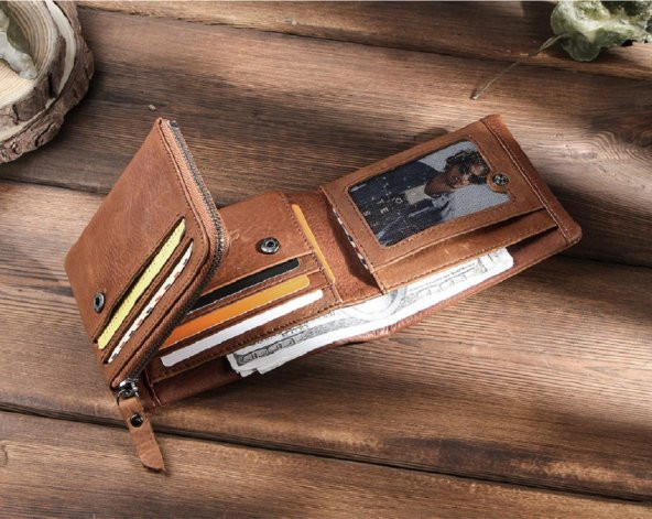 Contacts Stilo - Classic Rfid Korumalı Hakiki Deri Erkek Cüzdan - 11