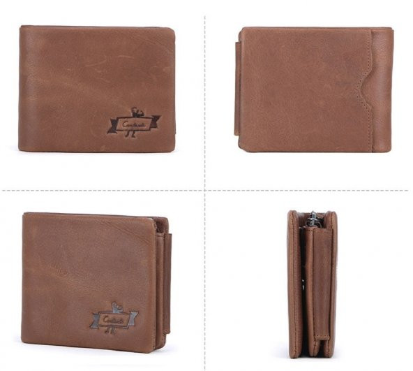 Contacts Stilo - Classic Rfid Korumalı Hakiki Deri Erkek Cüzdan - 12