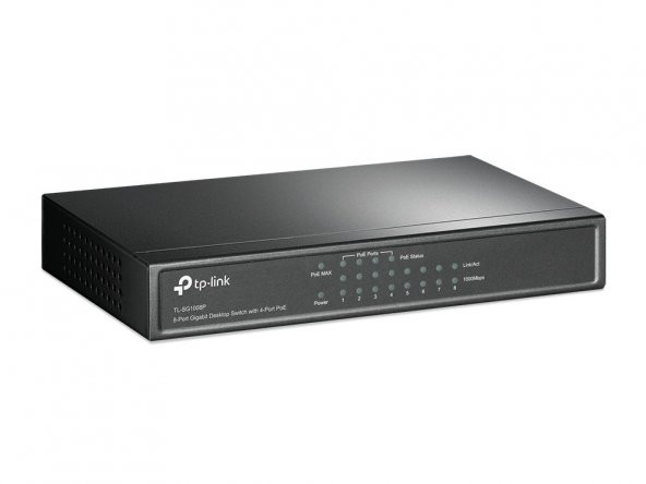TL OMADA RR TL-SG1008P 8 PORT GBit 4ÜPoE SWITCH - 6