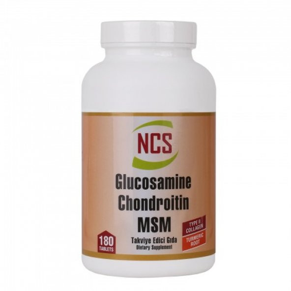 Ncs Glucosamine Chondroitin MSM TYPE II Collagen Turmenic Root 18