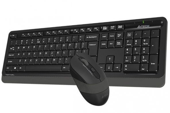 A4 TECH FG1010 K.SUZ QKLAVYE-MOUSE SET,SİYAH-GRİ - 4