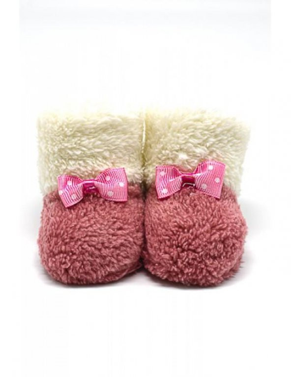 URART KIZ BEBEK PELUŞ PATİK ÇORABI | KIZ PELUŞ PATİK - 4