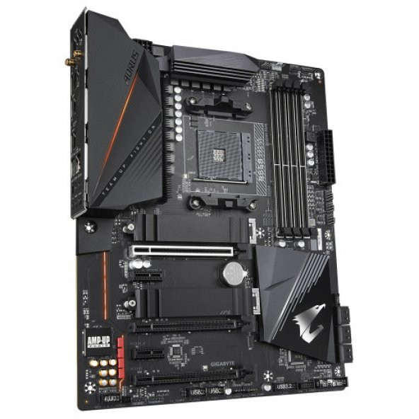 GIGABYTE B550 AORUS PRO AC DDR4 SATA3 M2 PCIe NVME HDMI PCIe 16X v4.0 AM4 ATX - 4
