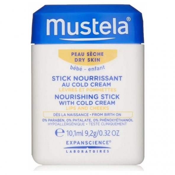 MUSTELA NOURİSHİNG STİCK WİTH COLD CREAM 9,2 GR