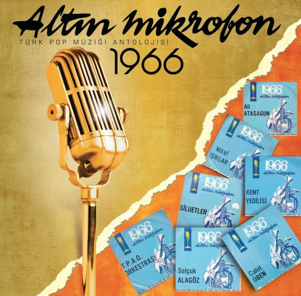 ALTIN MİKROFON 1966 - TÜRK POP MÜZİĞİ ANTOLOJİSİ (LP) - 1