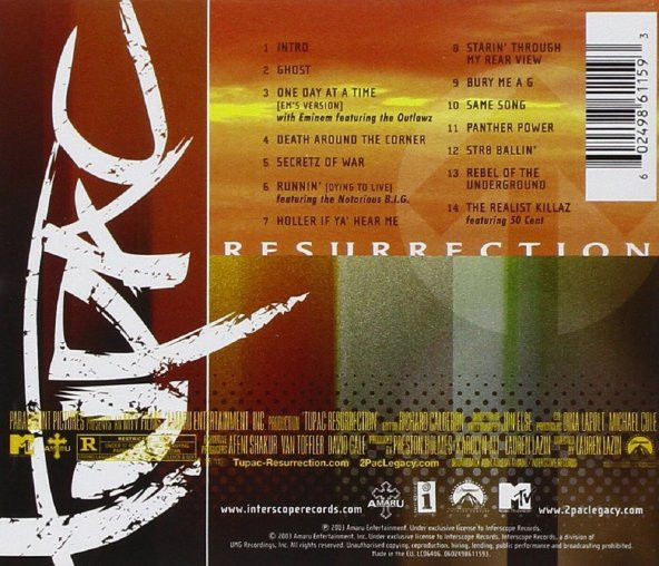 2PAC - RESURRECTION (CD) - 2