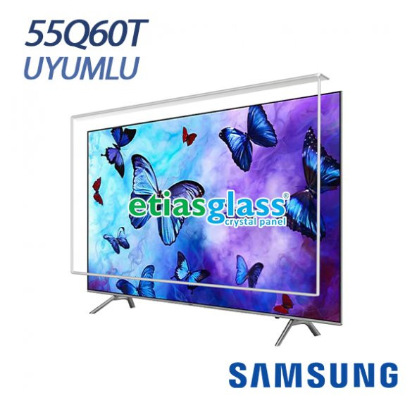 Etiasglass Samsung 55Q60T Tv Ekran Koruyucu / 3mm Ekran Koruma Camı