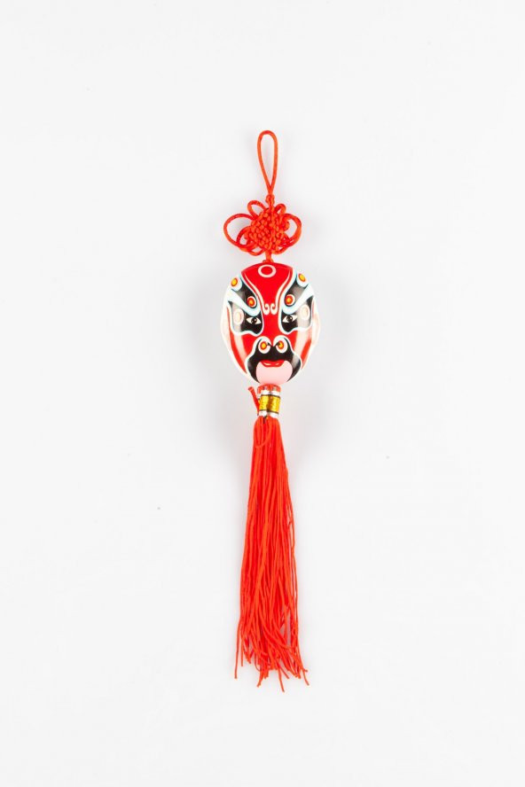 Feng Shui Düğüm Maske Kırmızı Çin Şans - 1