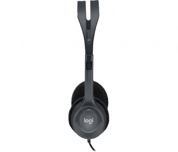 LOGITECH 981-000593 H111 MİKROFONLU KULAKLIK,SİYAH - 3