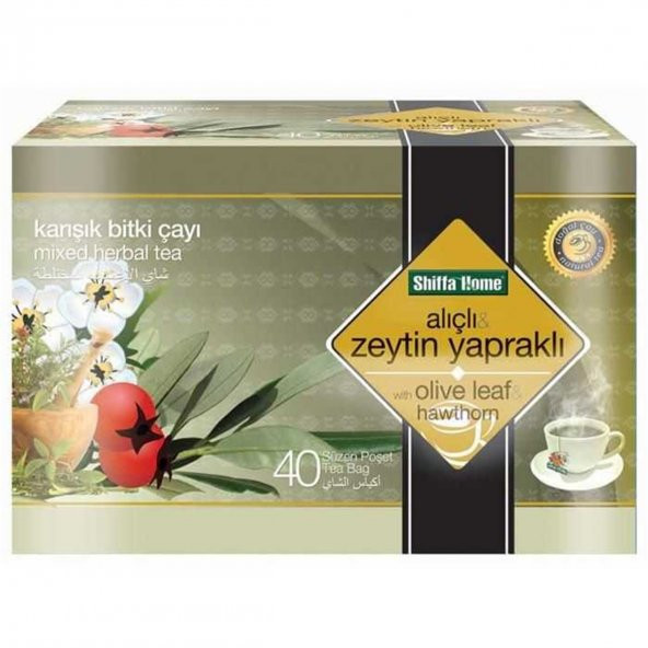 ALIÇLI - ZEYTİN YAPRAKLI KARIŞIK BİTKİ 40 ADET ÇAYI