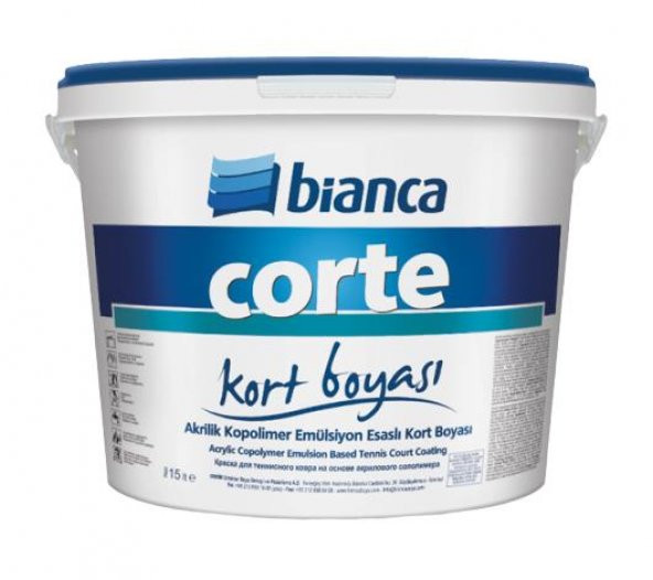 Bianca Corte Tenis Kortu Boyası Yeşil 15Lt
