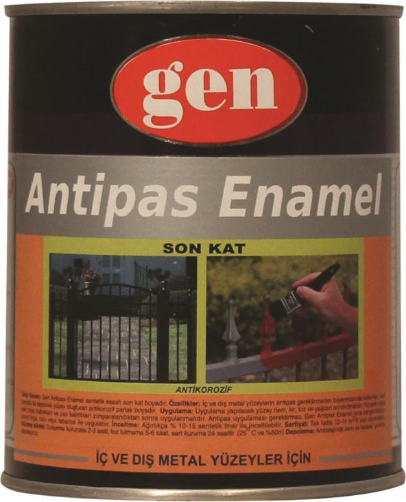 Gen Antipas Enamal (Antipas+Astar+Son Kat) 3 Kg Beyaz