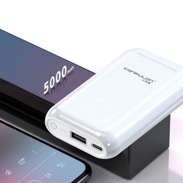 Konfulon BTS-08 TWS Bluetooth Kulaklık ve 5000 mAh Powerbank - 3