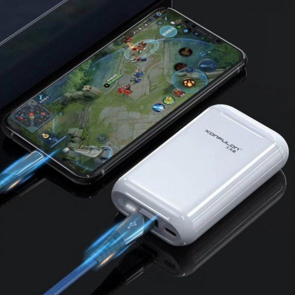 Konfulon BTS-08 TWS Bluetooth Kulaklık ve 5000 mAh Powerbank - 5