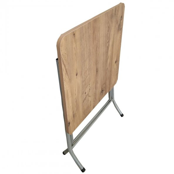 Çam Katlanır Balkon Masası - 60x60 cm - 2