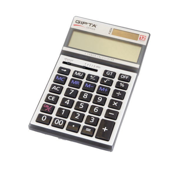 Gıpta Hesap Makinası Masa Üstü 12 Hane F3034 ürün görseli 1