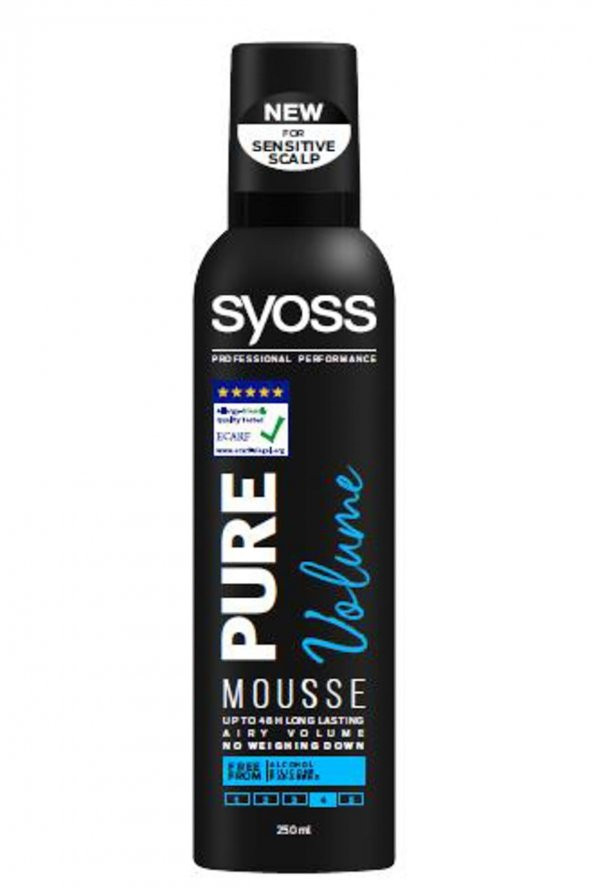 Syoss Pure Volume Saç Köpüğü 250Ml