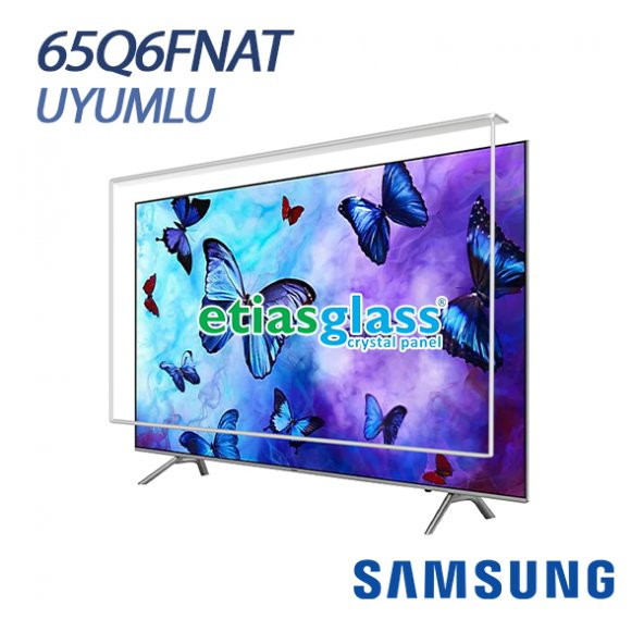 Etiasglass Samsung 65Q6FNAT Tv Ekran Koruyucu / 3mm Ekran Koruma Camı