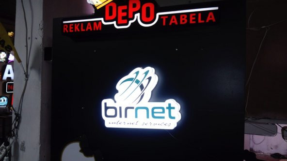 3d Led Tabela Neon Etkili Işıklı Depo Reklam İstanbul - 3