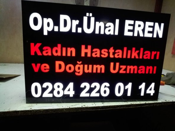 Doktor tabelası 3d Led Tabela Neon Etkili Işıklı Depo Reklam İstanbul - 2