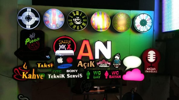 Ürünlerimizden bazıları 3d Led Tabela Neon Etkili Işıklı Depo Reklam İstanbul