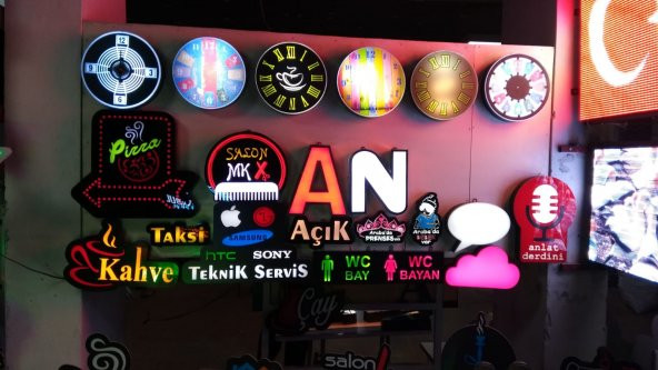 Ürünlerimizden bazıları 3d Led Tabela Neon Etkili Işıklı Depo Reklam İstanbul - Resim 2