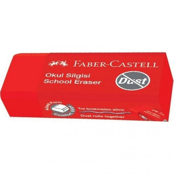 Faber-Castell Okul Silgisi Kırmızı
