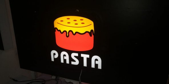 Pasta 3d Led Tabela Neon Etkili Işıklı Depo Reklam İstanbul ürün görseli