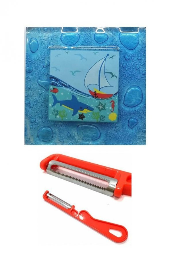 Meyve Sebze Soyacak HEDİYELİ Cam Gider Kapağı Süsü Banyo Gideri