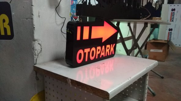 Otopark Tabelası 3D Led Neon Etkili Işıklı Tabela Kutu Harf Her Tarzda En Uygun Fiyatta Tabela Bizde