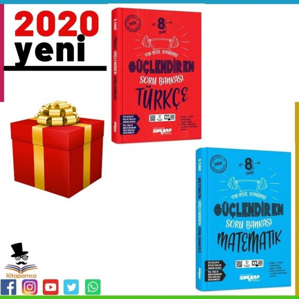 Ankara Yayıncılık 8.Sınıf Güçlendiren Matematik Türkçe Soru Banka