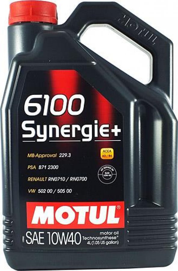Motul 6100 Synergie+ 10W-40 4LT