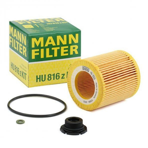 Mann Filter HU 816 Z KIT Yağ Filtresi Karter Kapalı Bmw E87 E90 F32 F10