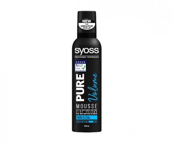 Syoss Pure Volume Saç Köpüğü 250 Ml