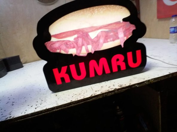 İzmir Kumru Tabelası 3D Led Neon Etkili Işıklı Tabela Kutu Harf Depo Reklam Tabela İstanbul Kartal - 2