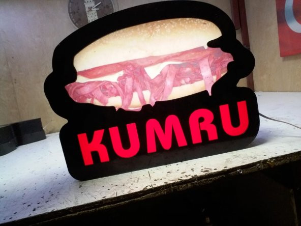İzmir Kumru Tabelası 3D Led Neon Etkili Işıklı Tabela Kutu Harf Depo Reklam Tabela İstanbul Kartal - 4